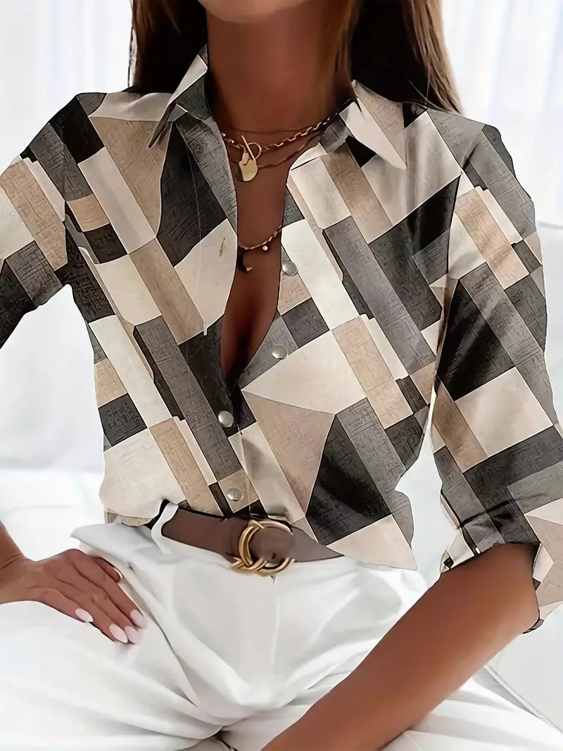 Lavi - Chemise décontractée à manches longues pour le printemps