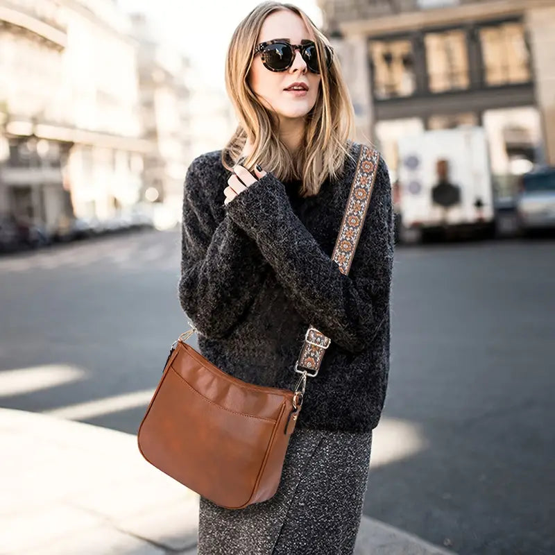 Sac à bandoulière vegan Quirina pour femme - Sac à bandoulière élégant