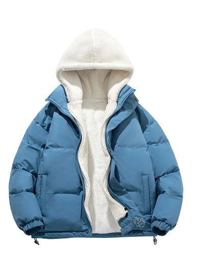 Chaqueta de invierno casual y de moda.