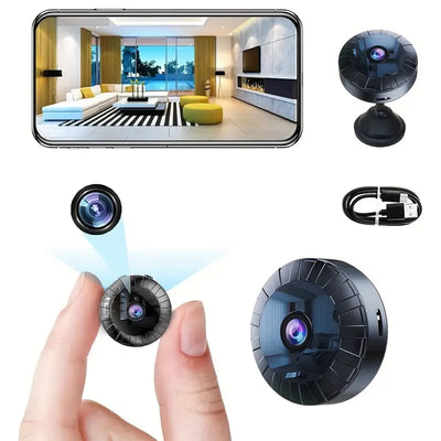 MiniSpy - Telecamera di sicurezza wireless 4K con visione notturna e rilevamento del movimento