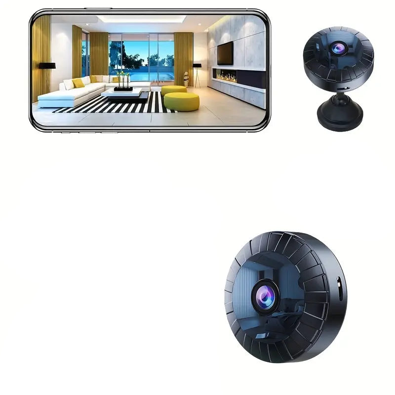 MiniSpy - Telecamera di sicurezza wireless 4K con visione notturna e rilevamento del movimento