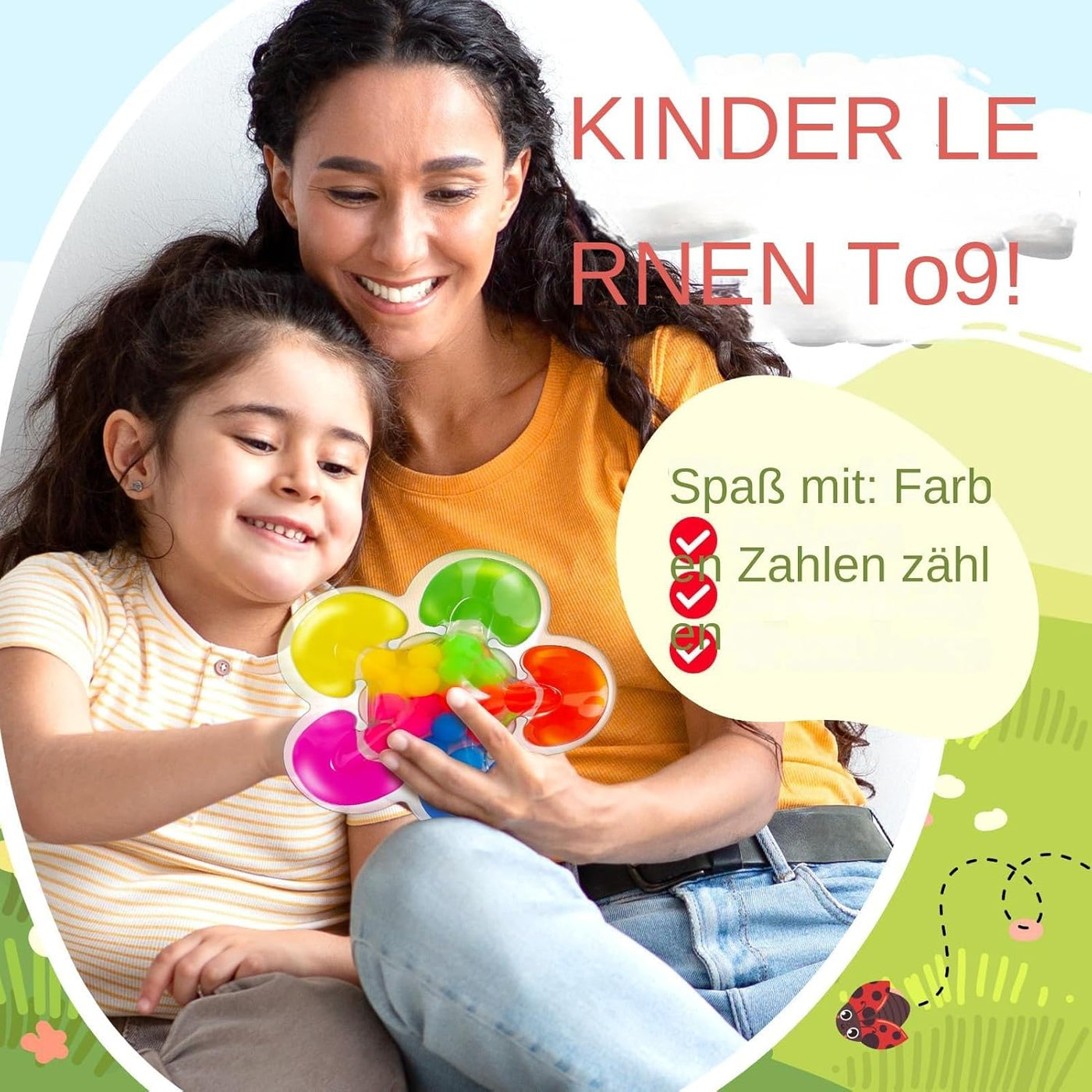 Jeux sensoriels Montessori pour le tri des couleurs