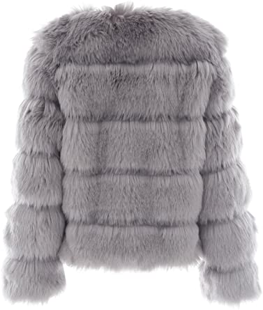 Manteau en fausse fourrure pour femme