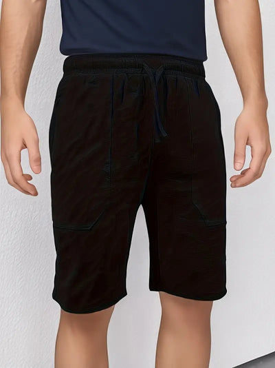 Short décontracté en lin pour homme