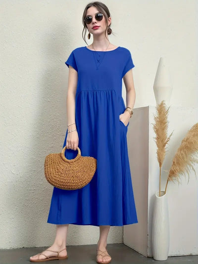 Emberly - Vestido casual y cómodo para mujer