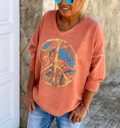 Sudadera naranja Happy Days