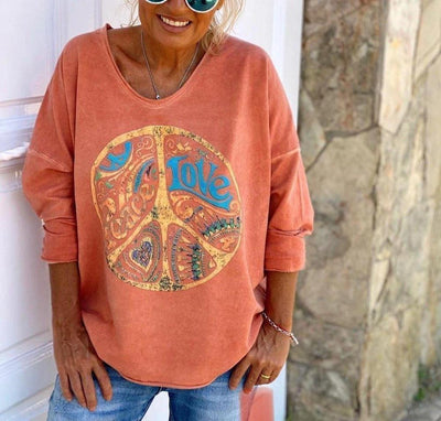 Sudadera naranja Happy Days