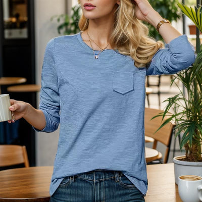 Camicia autunnale a maniche lunghe da donna | Perfetta per tutte le stagioni