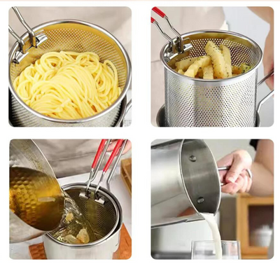 CookPro - Kit di frittura compatto con pasta salva olio