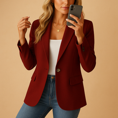 Blazer de vestir con ajuste cómodo para las mujeres | Yara