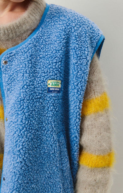 Gilet senza maniche da donna - Abbottonato, morbido e confortevole