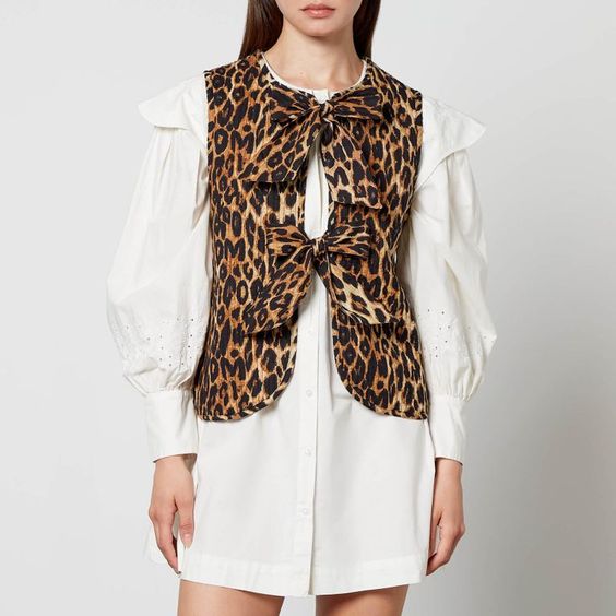 Leonie - Cardigan leopardato primaverile