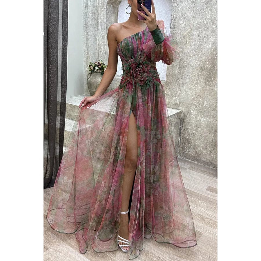 AMALIA | ELEGANTE VESTIDO FLORAL 