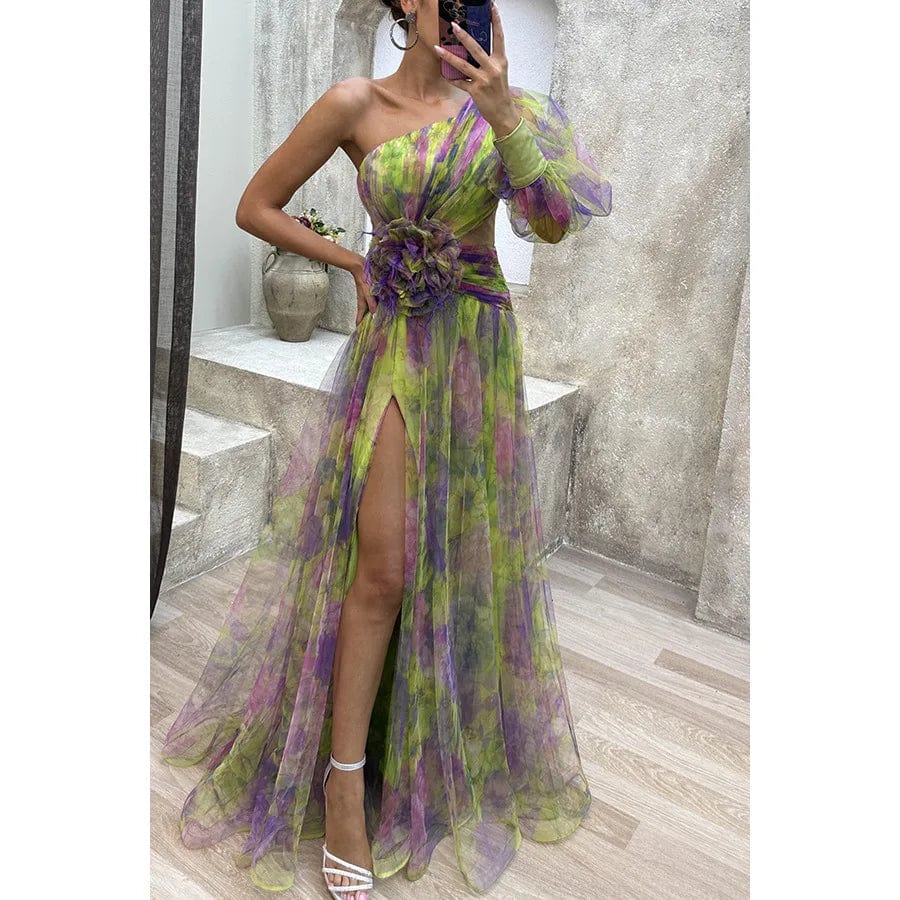AMALIA | ELEGANTE VESTIDO FLORAL 