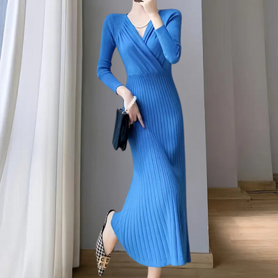 ARWENA - Elegante vestido de punto para mujer