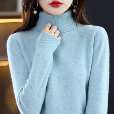 Maglia dolcevita da donna in cashmere di lusso - Elena