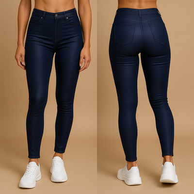 Milou | Pantalon en cuir haute avec une robe mince pour les femmes