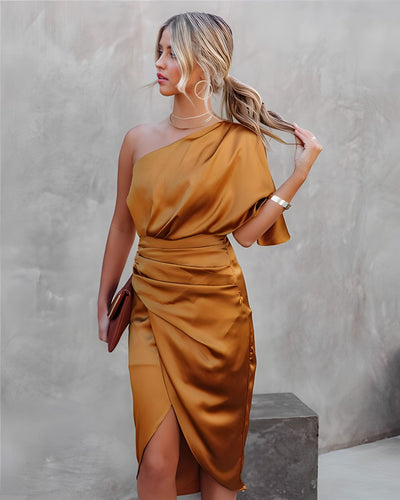Valentina | Elegante vestido de noche de seda 