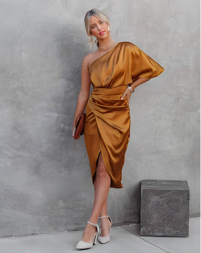 Valentina | Elegante vestido de noche de seda 