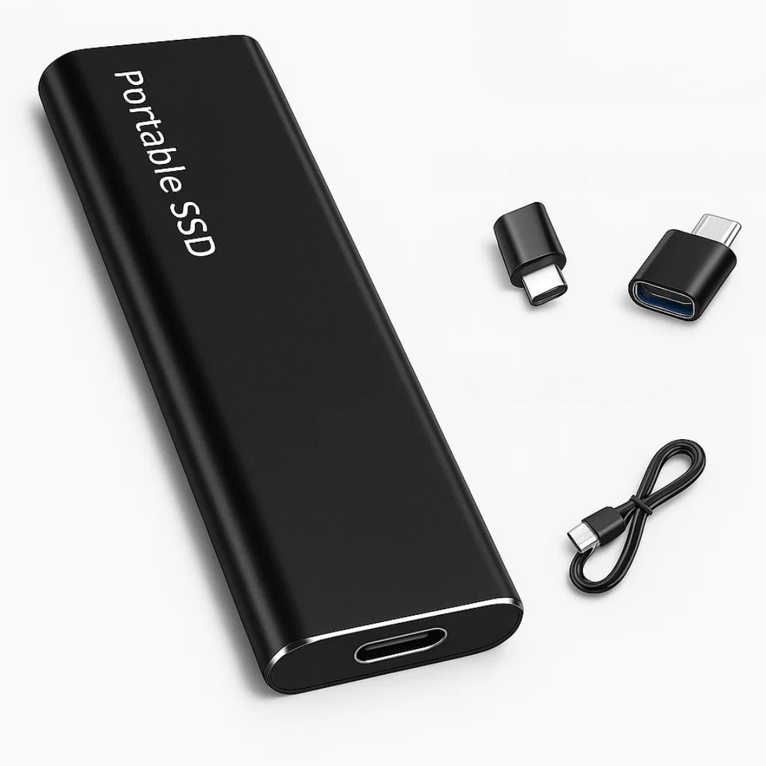 SSD portable avec transfert de données USB-C rapide
