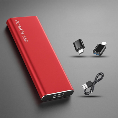SSD portable avec transfert de données USB-C rapide