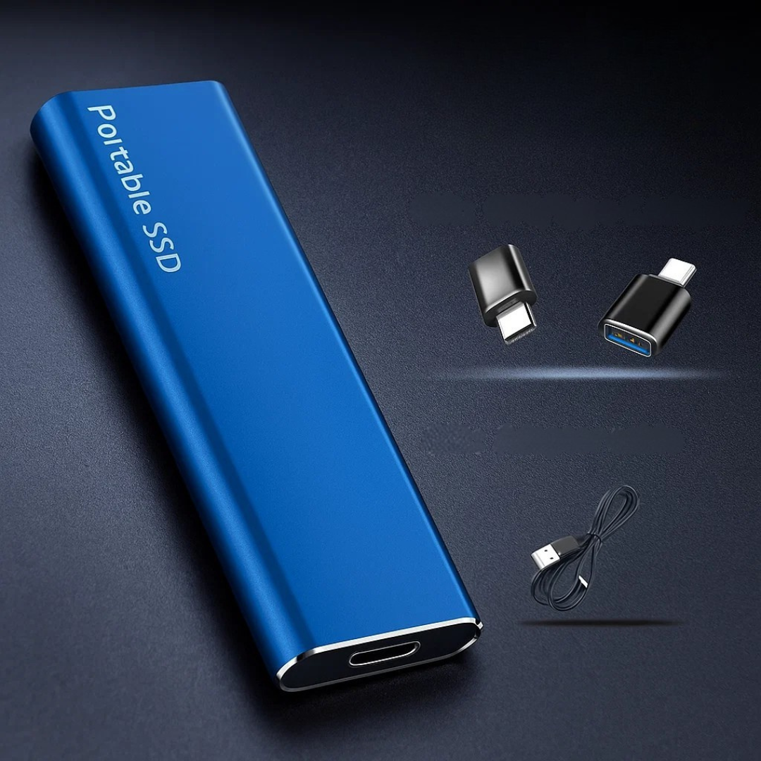 SSD portable avec transfert de données USB-C rapide