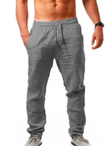 Pantalones de lino de verano para hombre - Naville