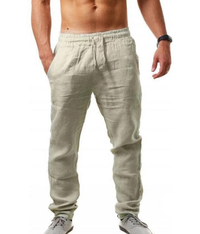 Pantalones de lino de verano para hombre - Naville