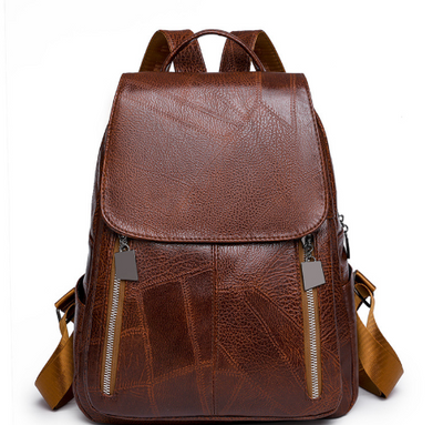 Zaino da donna in pelle alla moda | Borsa antifurto | Roswitha