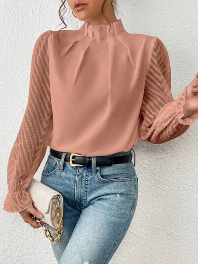 Elegante top de manga larga para mujer | Ideal para días de relax