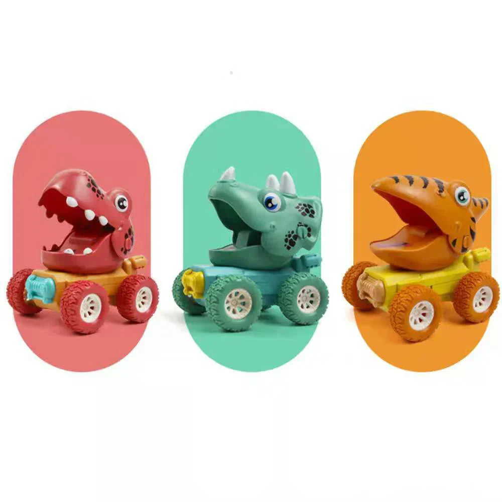 Carrello Dino Monster da spingere e tirare
