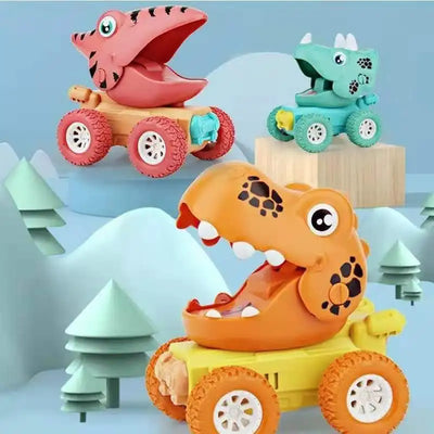 Carrello Dino Monster da spingere e tirare