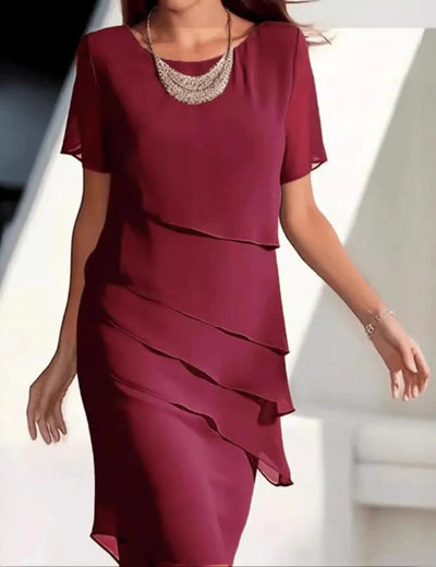 Elegante vestido de mujer en capas | Ideal para días de relax