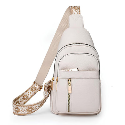 Petit sac à bandoulière pratique pour femme avec de nombreux compartiments