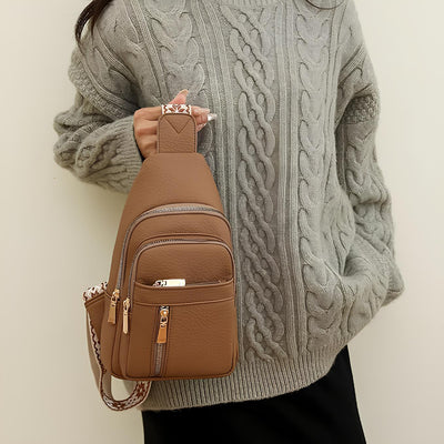 Petit sac à bandoulière pratique pour femme avec de nombreux compartiments