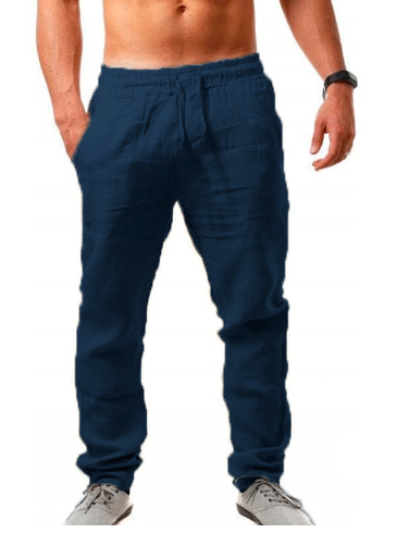 Pantalones de lino de verano para hombre - Naville
