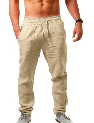 Pantalones de lino de verano para hombre - Naville