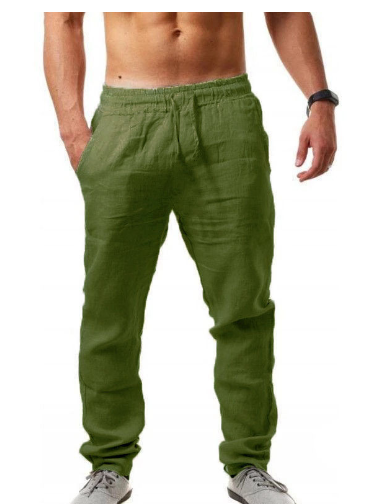 Pantalones de lino de verano para hombre - Naville