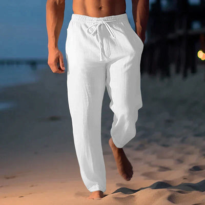 Pantalones de lino de verano para hombre - Naville