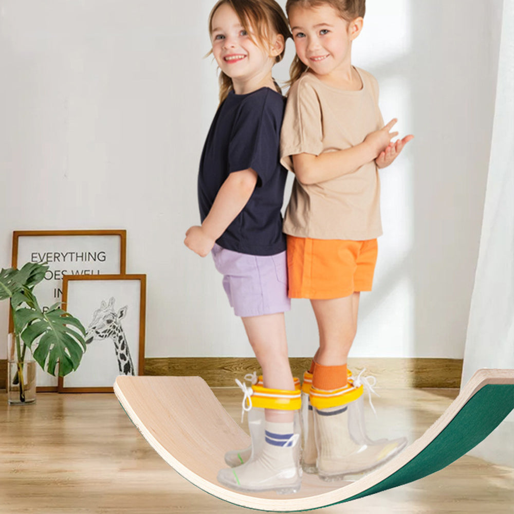Tavola d'equilibrio, tavola d'equilibrio in legno naturale per bambini - Giocattolo aperto Montessori per il gioco creativo