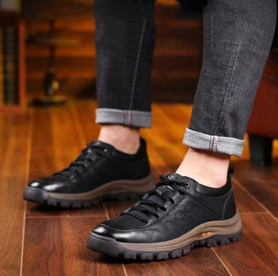 SCARPE ORTOPEDICHE DA UOMO IN PELLE