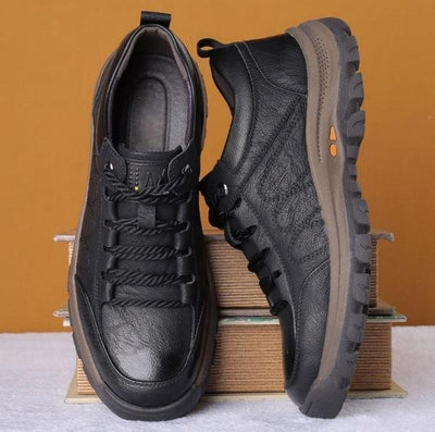 SCARPE ORTOPEDICHE DA UOMO IN PELLE