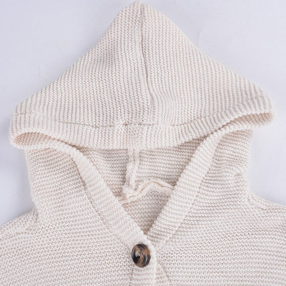 Cardigan da donna con cappuccio