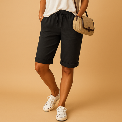 Pantaloni capri ariosi con elastico in vita per donna | Lotte