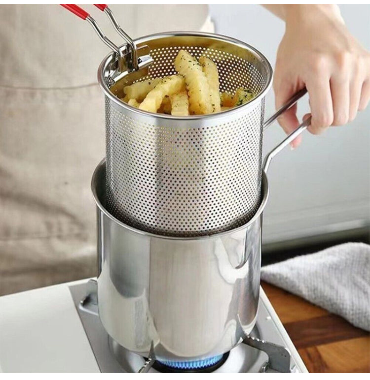 CookPro - Kit di frittura compatto con pasta salva olio
