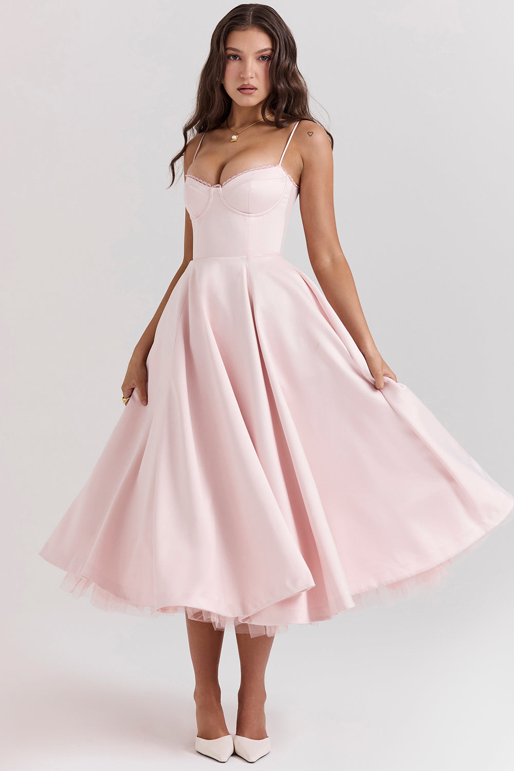 Abito da sera con ferretto | Raso | Elegante e femminile