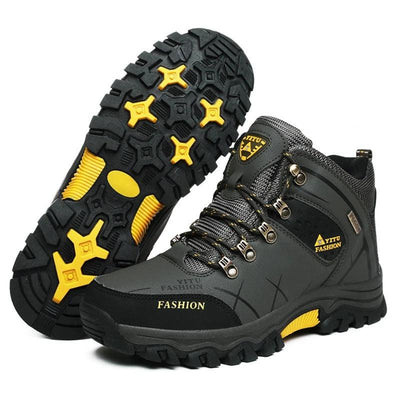 Zapatillas de cuero impermeables para hombre