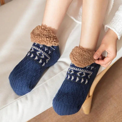 Chaussettes d'hiver antidérapantes pour l'intérieur