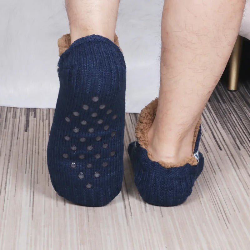 Chaussettes d'hiver antidérapantes pour l'intérieur