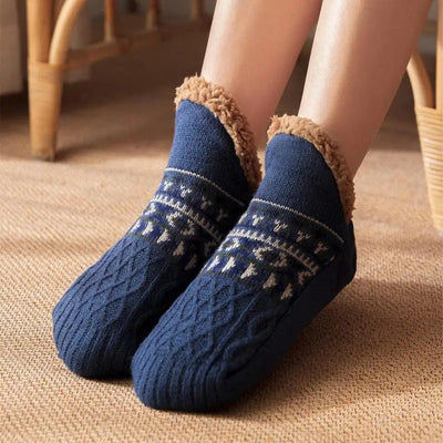Chaussettes d'hiver antidérapantes pour l'intérieur